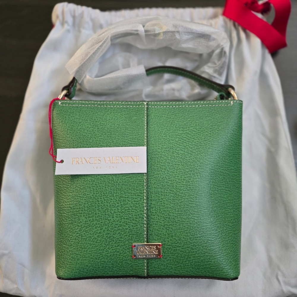Frances Valentine green handbag / purse